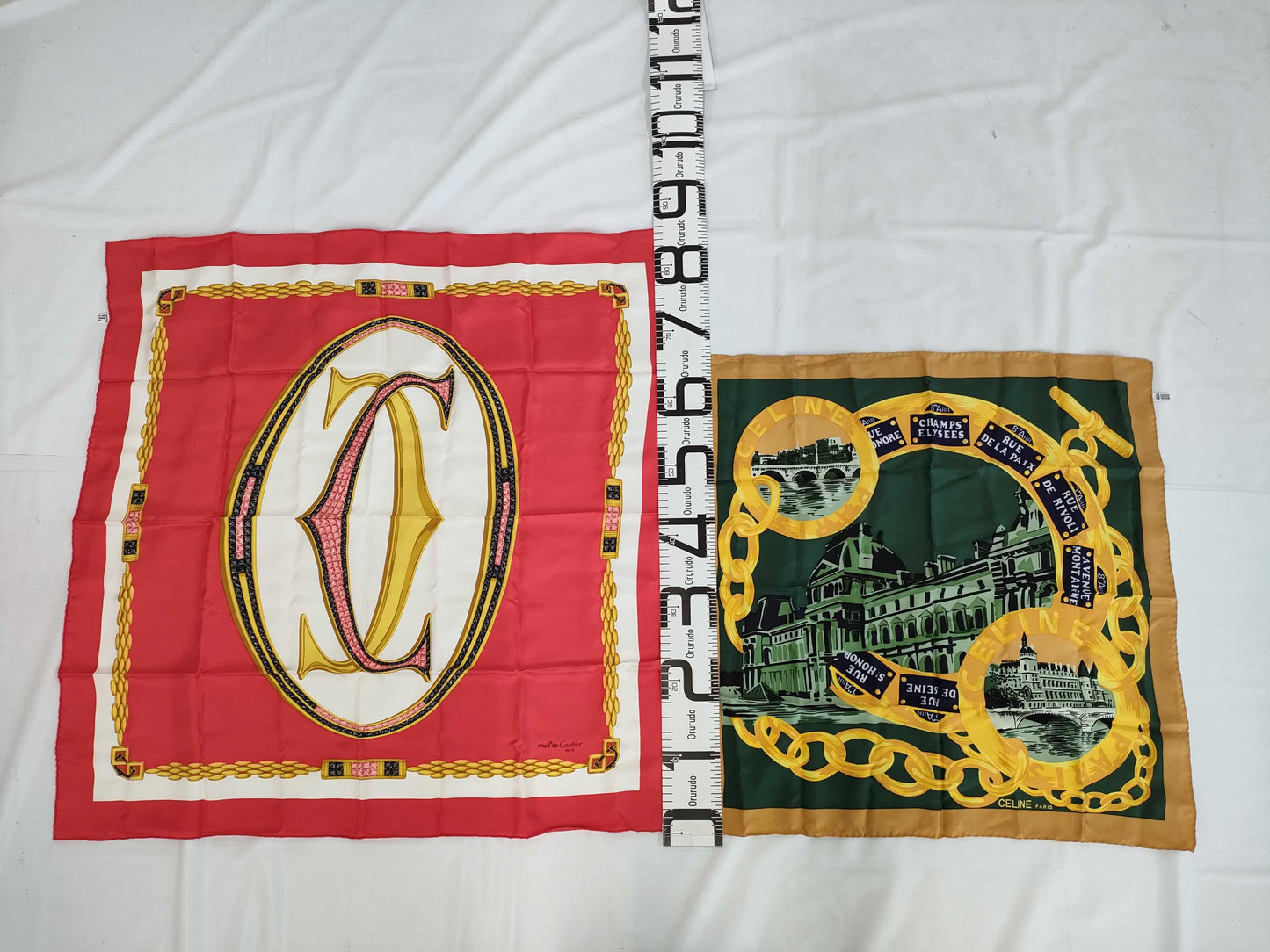 CELINE/Saint Laurent/Cartier scarf collection