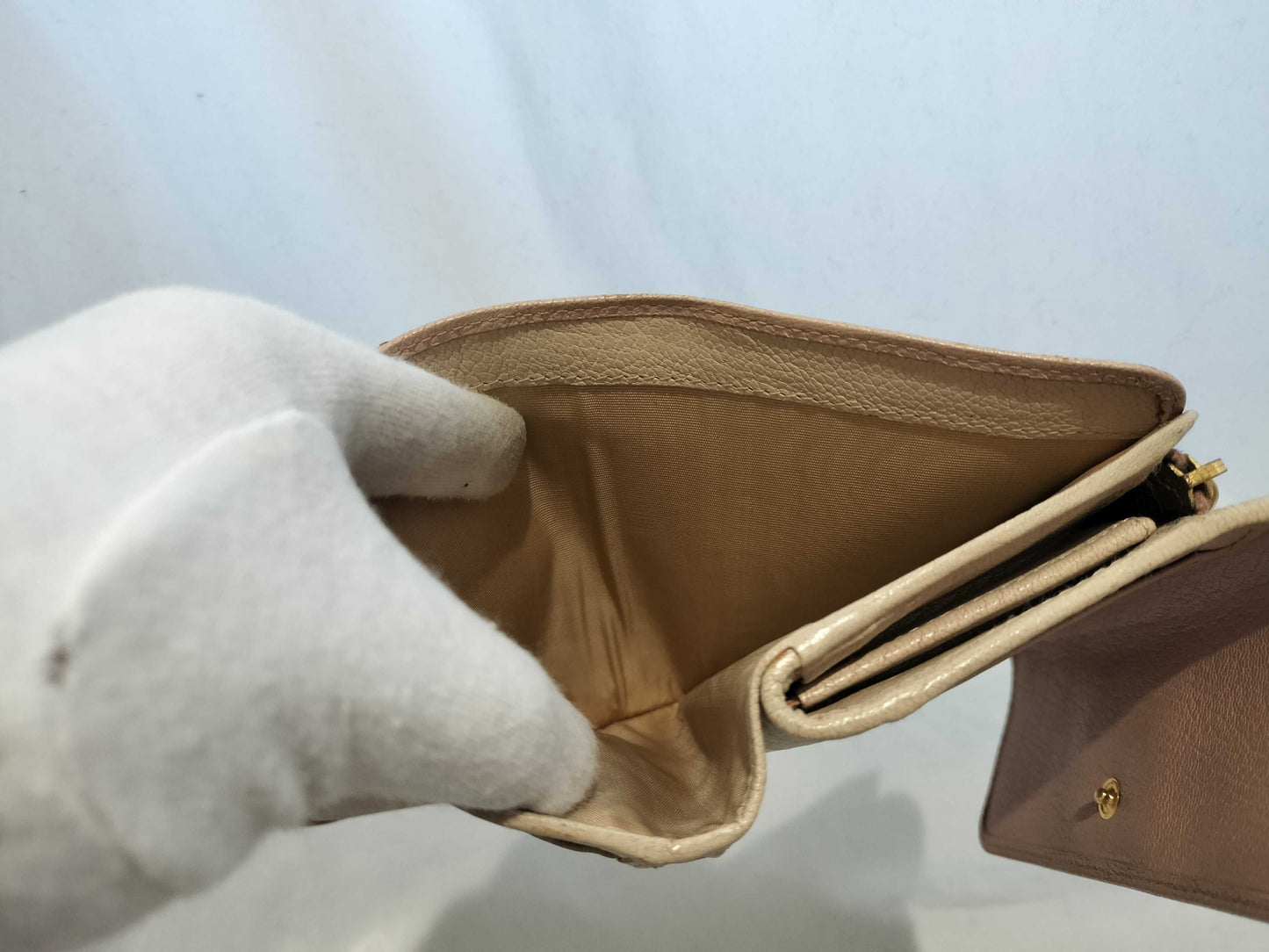 5-piece women's wallet featuring CHANEL, Coco Mark, Miu Miu, and other items.
