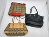 COACH Signature Leather Shoulder Bag