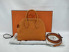 HERMES Bolide Mini/Apricot/Veau Evercolor/Silver Hardware/Handbag