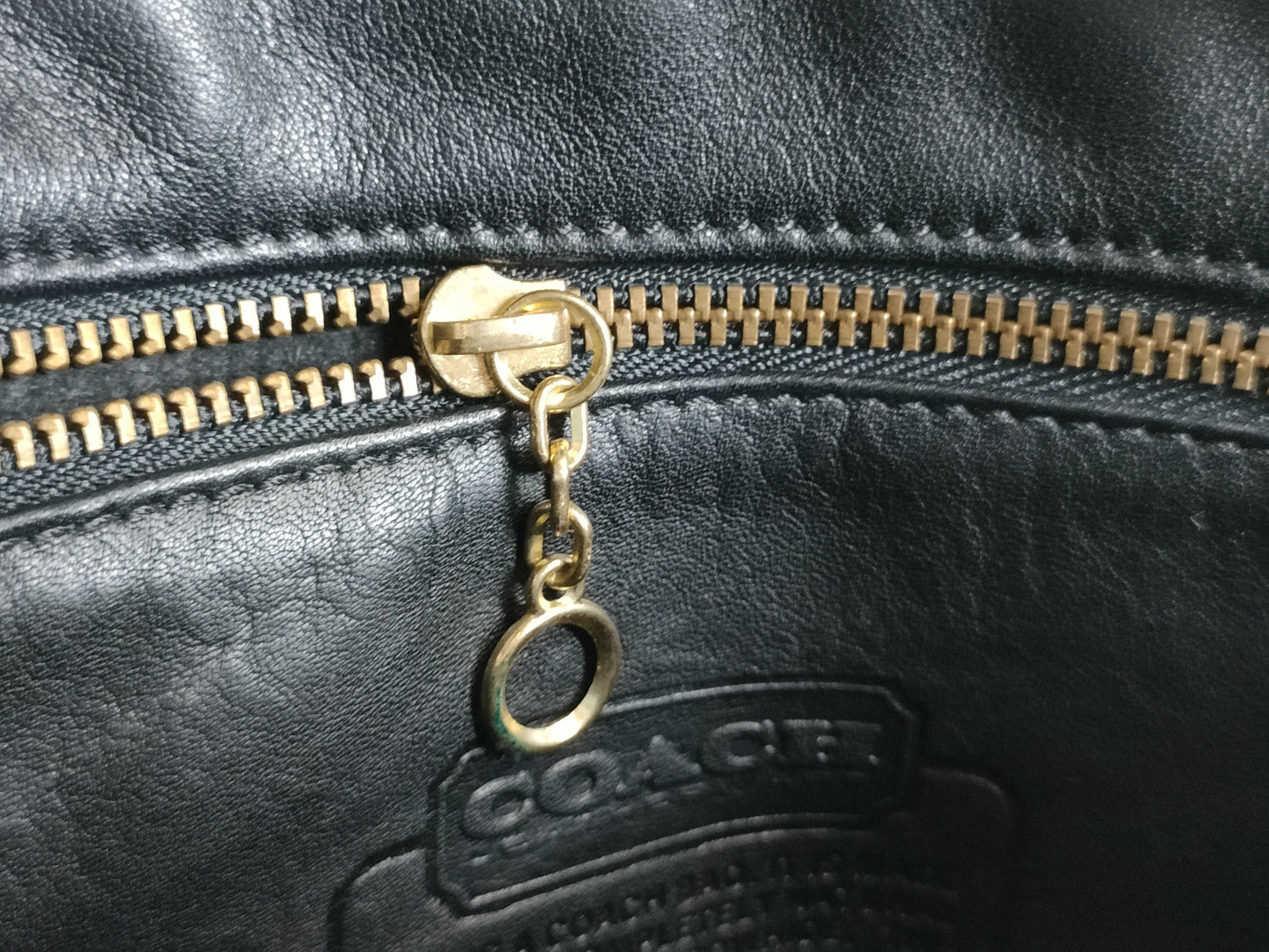 COACH Old Black Waist Bag