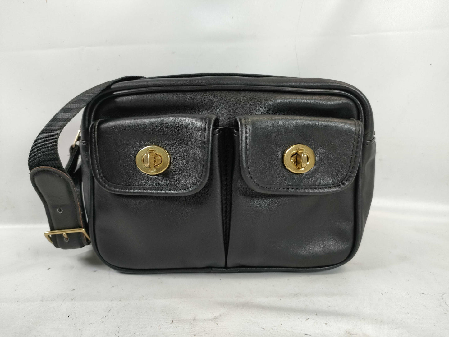 COACH Old Black Waist Bag