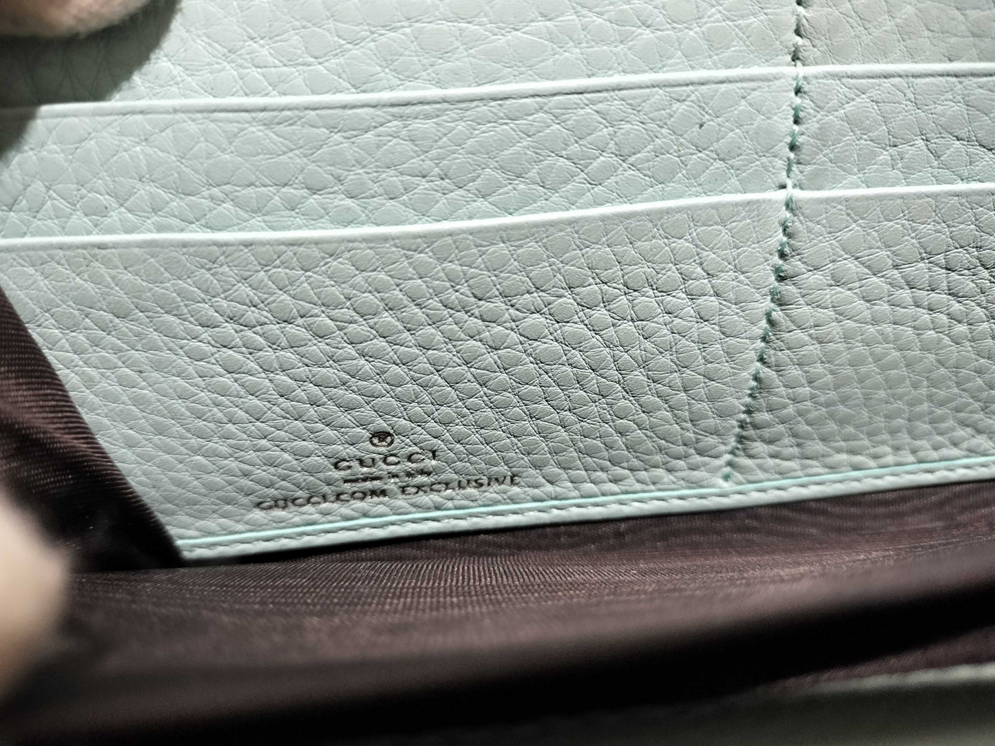 GUCCI Bamboo Tassel Round Zip Wallet