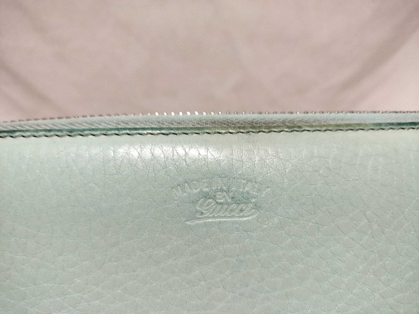GUCCI Bamboo Tassel Round Zip Wallet