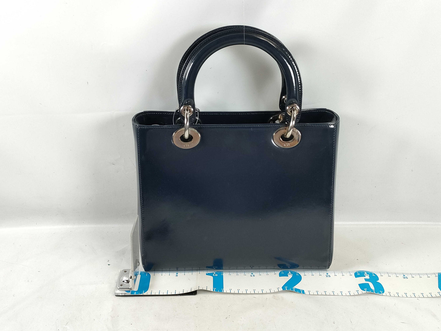 Dior Lady Dior 2-Way/Silver Hardware Handbag