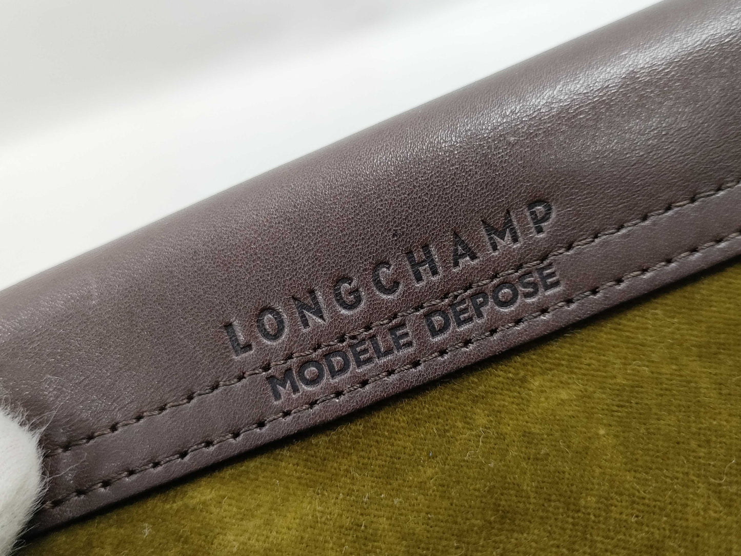 LONG CHAMP Suede Pliage Tote Bag