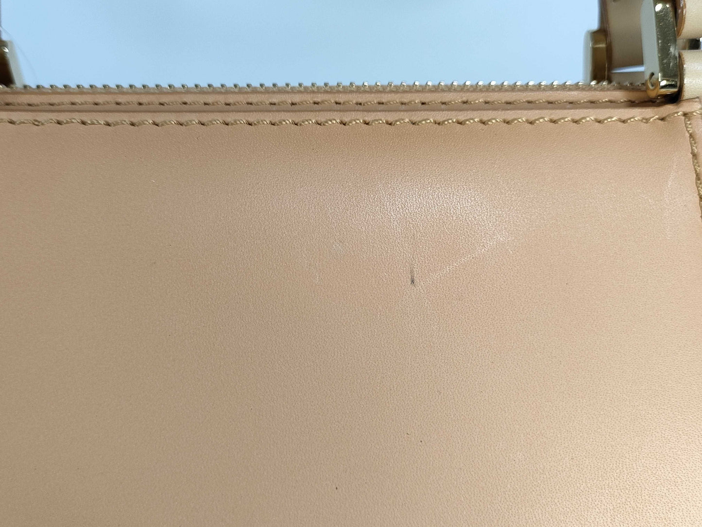 BURBERRY Leather Check Handbag Handbag