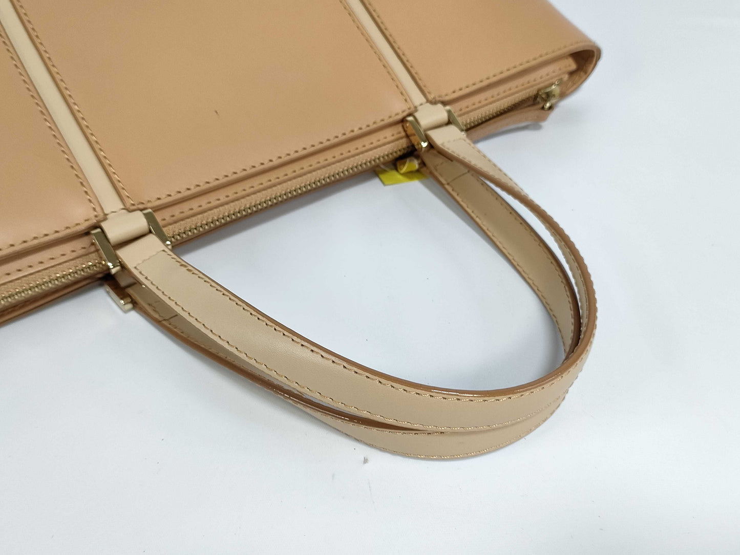 BURBERRY Leather Check Handbag Handbag