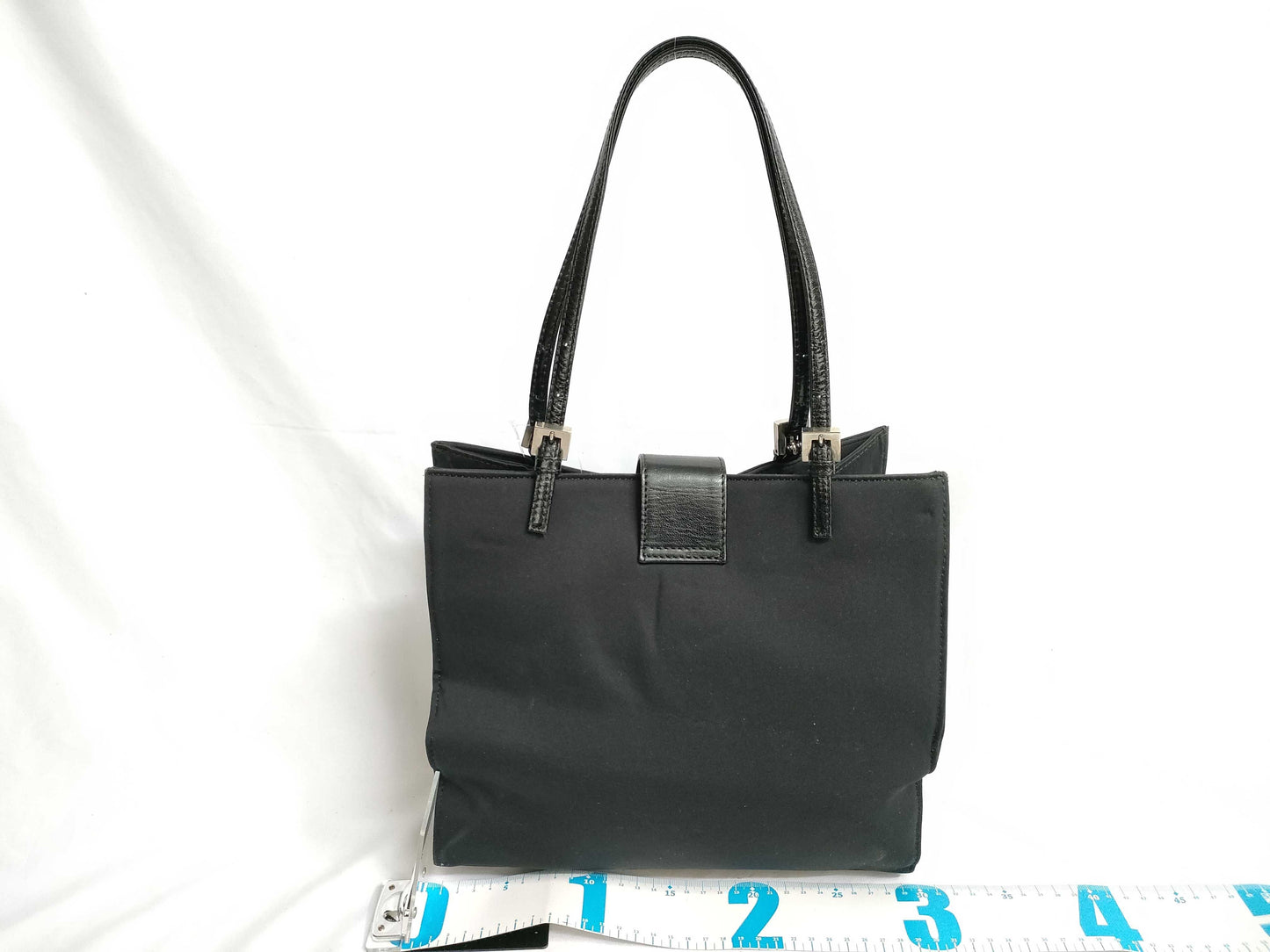 FENDI Mamma Metal Nylon Mini Handbag