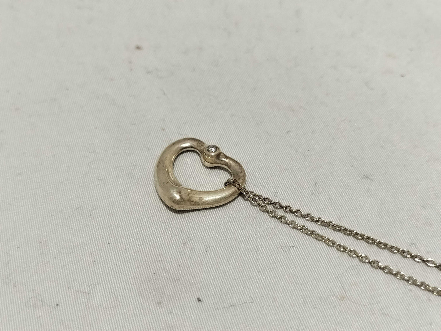 Tiffany & Co. Open Heart 925 1P Necklace