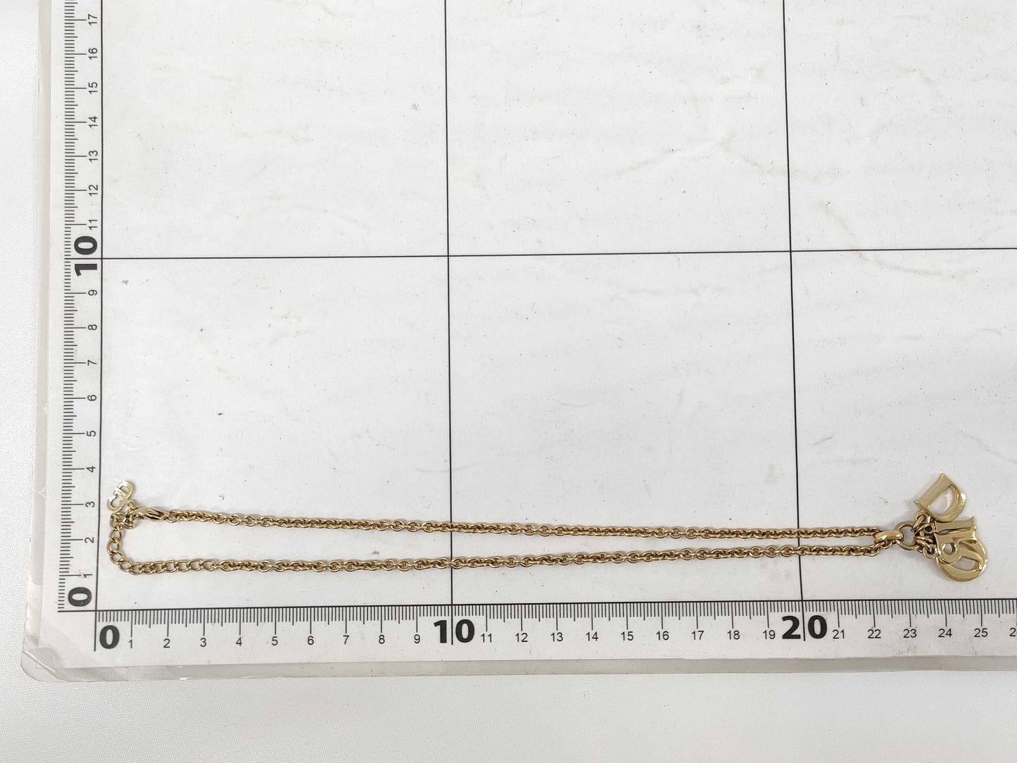 Dior GD Logo Necklace Necklace