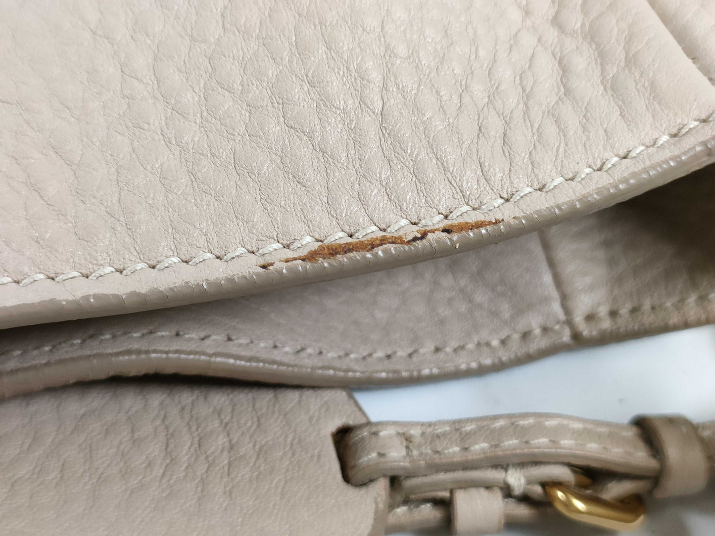 PRADA Vitello Dino Tote Bag