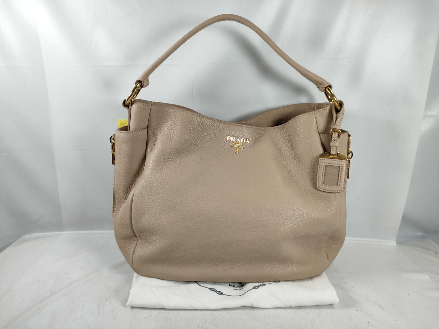 PRADA Vitello Dino Tote Bag