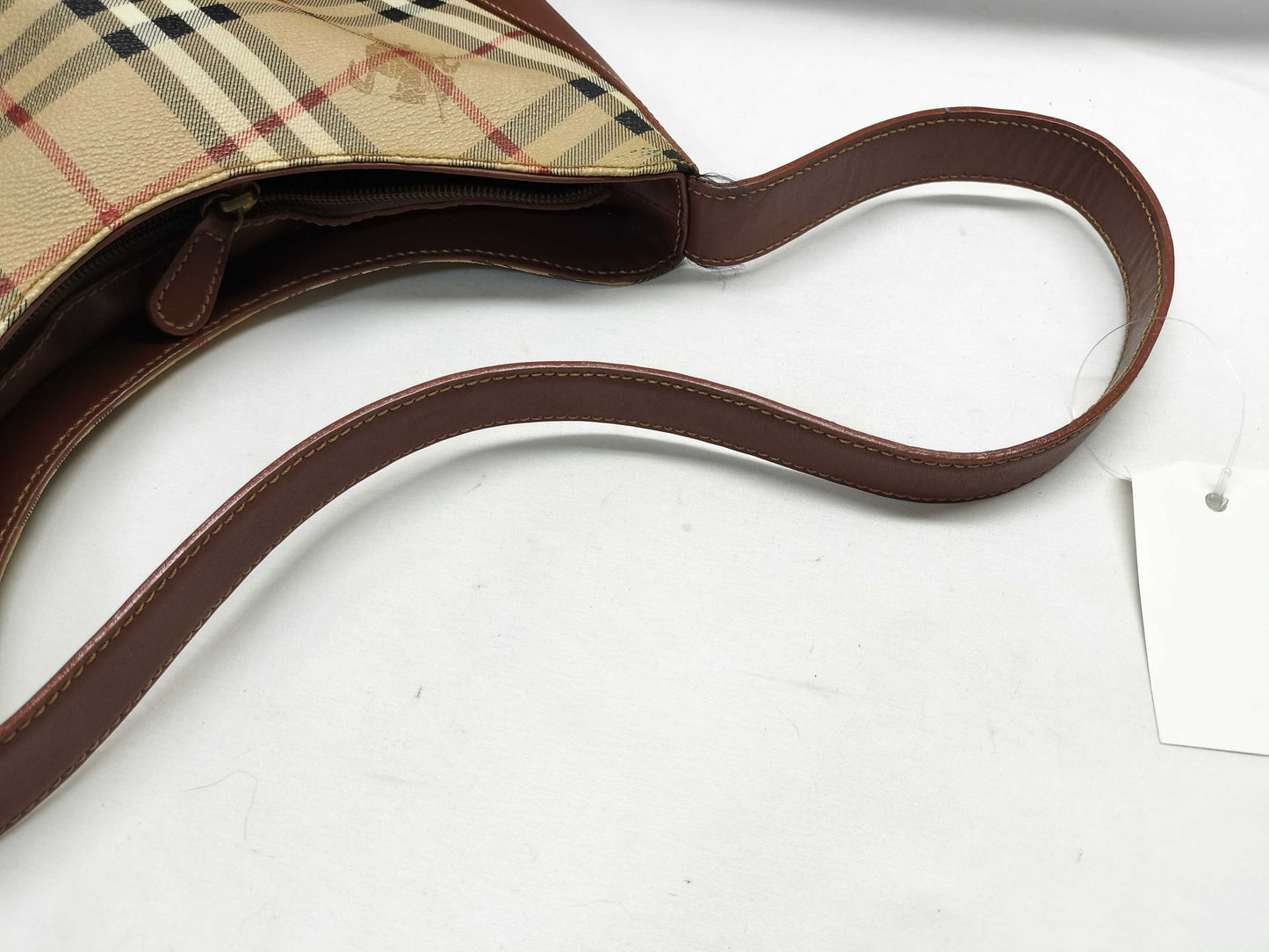 BURBERRY Nova Check PVC One-Shoulder Shoulder Bag