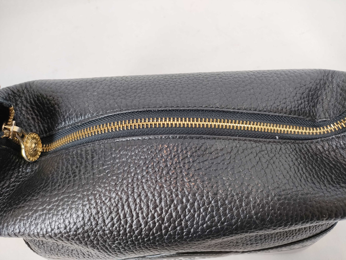 VERSACE One-Shoulder Patent Leather Handbag