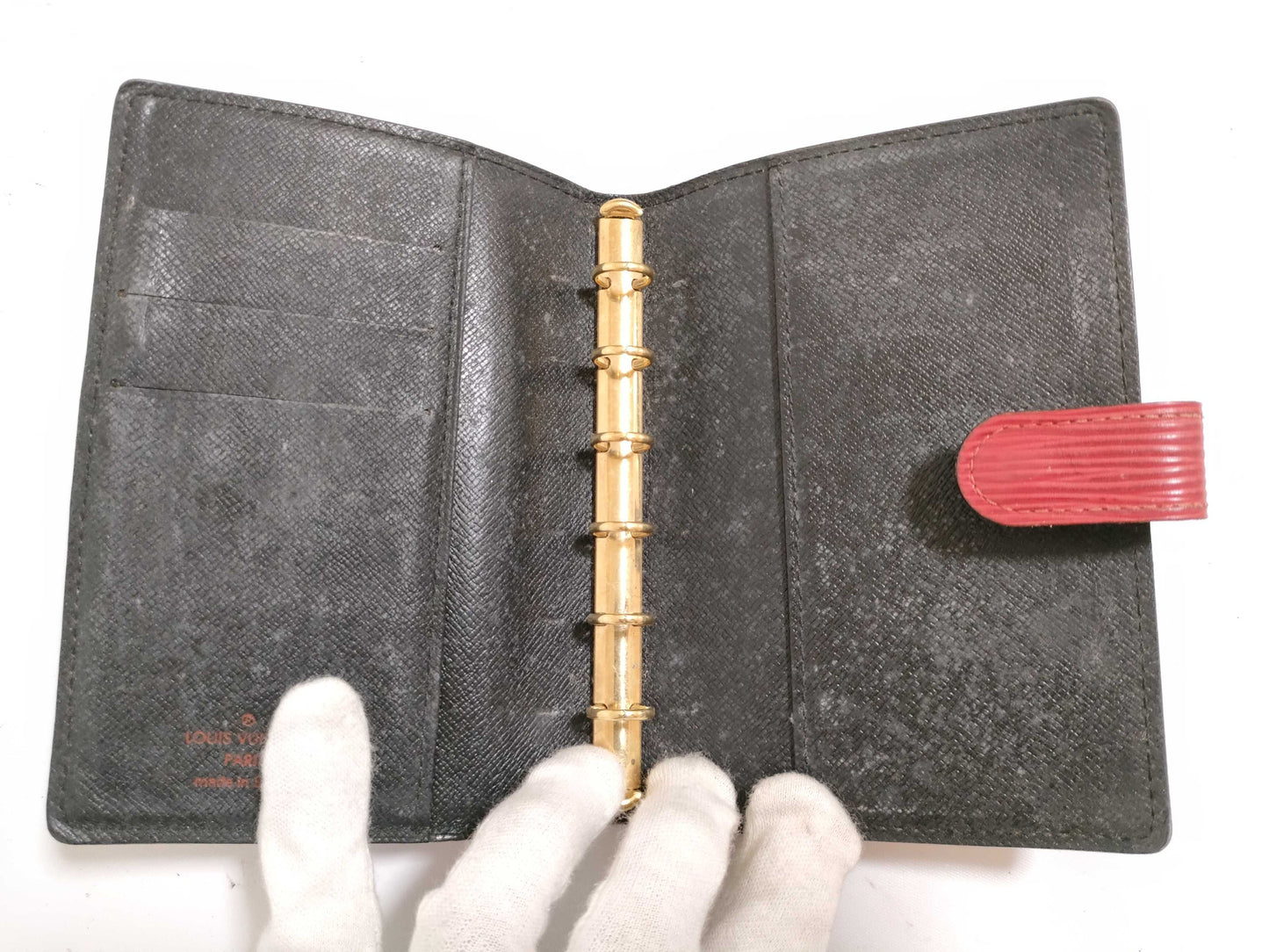 LOUIS VUITTON RFID verification failed CA0958 Epi Agenda PM Notebook Cover