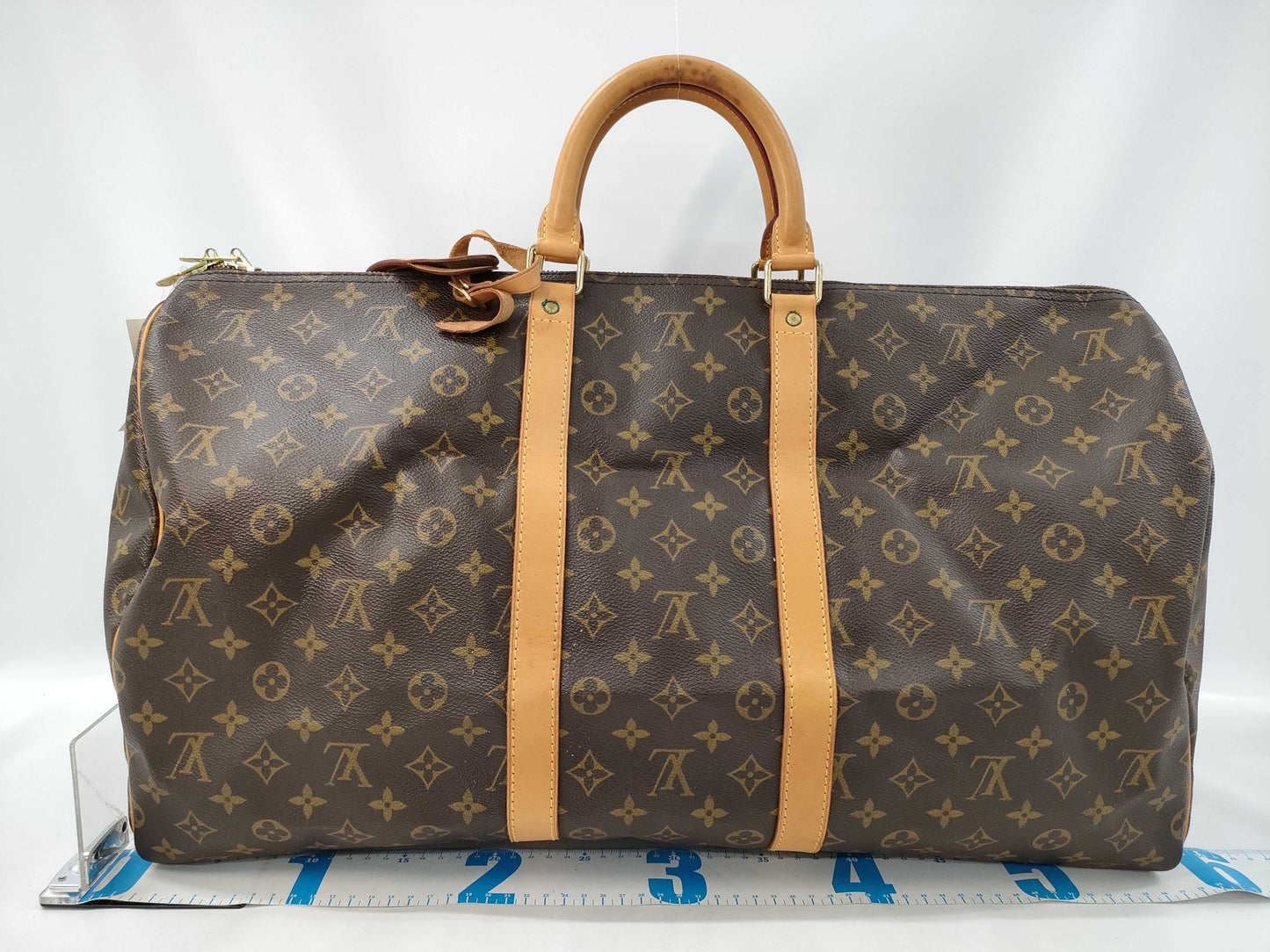 LOUIS VUITTON Monogram Keepall 55 Boston Bag