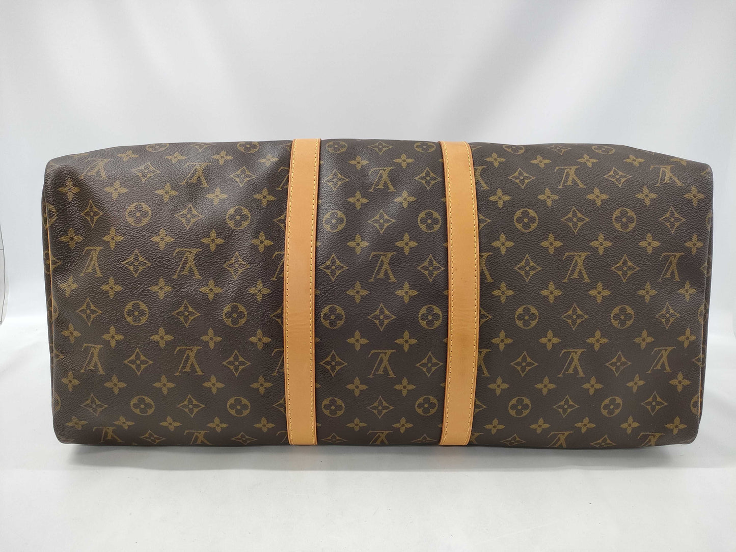 LOUIS VUITTON Monogram Keepall 55 Boston Bag