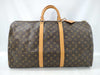 LOUIS VUITTON Monogram Keepall 55 Boston Bag
