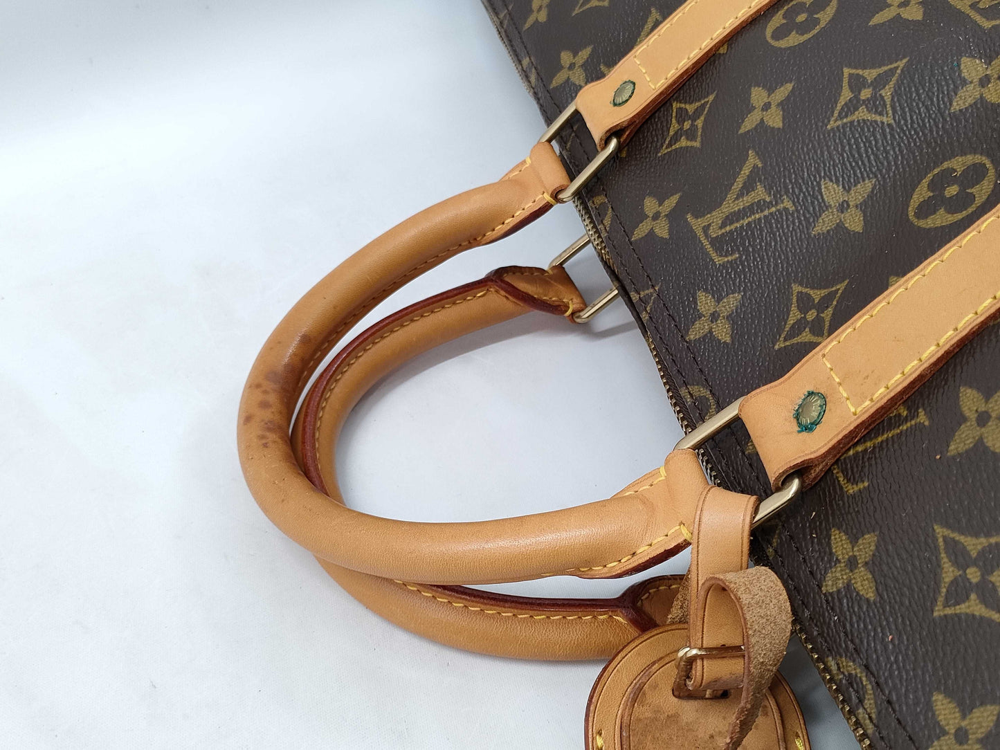 LOUIS VUITTON Monogram Keepall 55 Boston Bag
