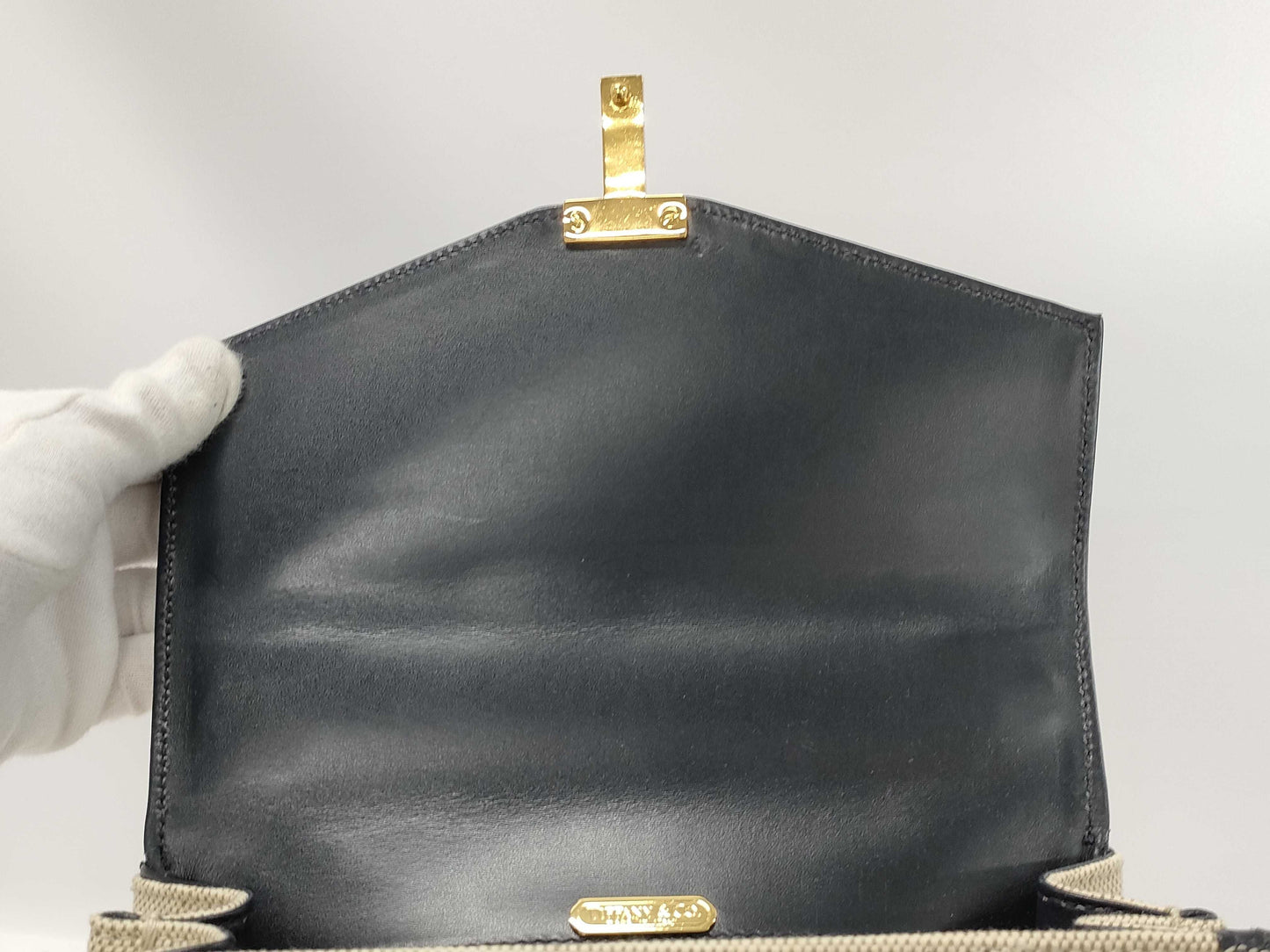 Tiffany & Co. T-shaped 2-way handbag with strap