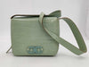 Salvatore Ferragamo Gancini Embossed/Green Shoulder Bag