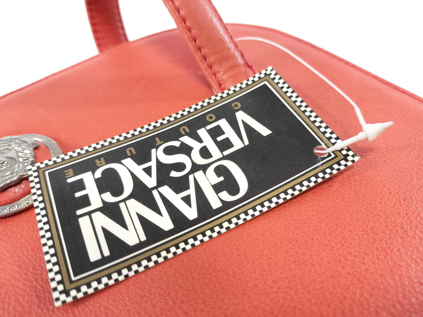 VERSACE Medusa Leather Tote Bag