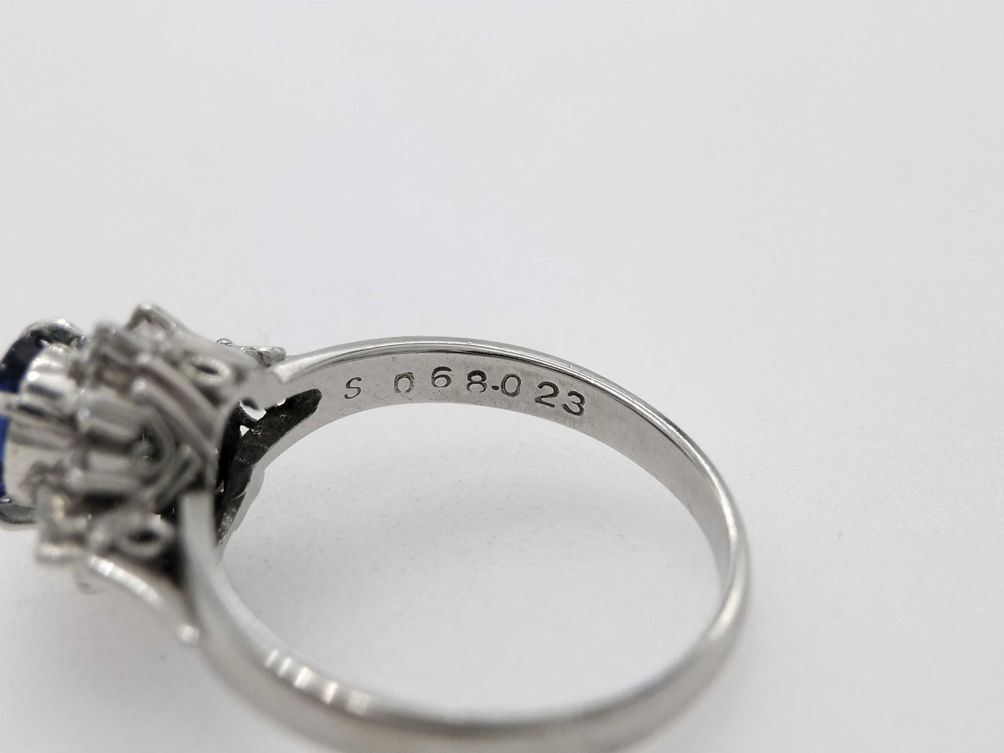S 0.68ct D 0.23ct PT900 4.4g Ring