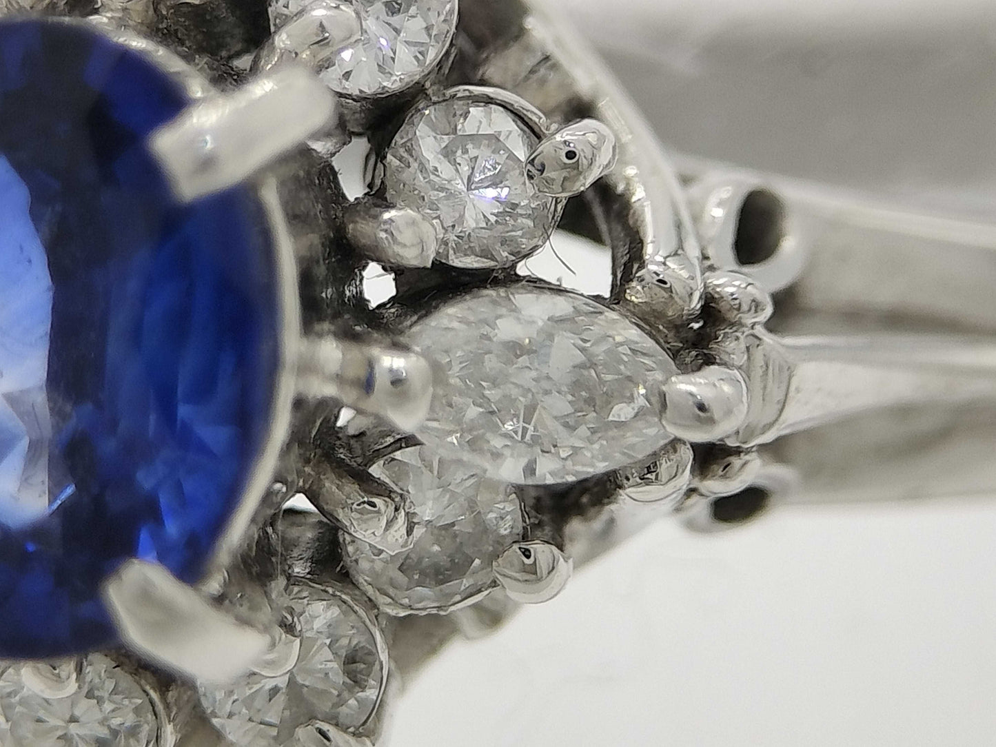 S 0.68ct D 0.23ct PT900 4.4g Ring
