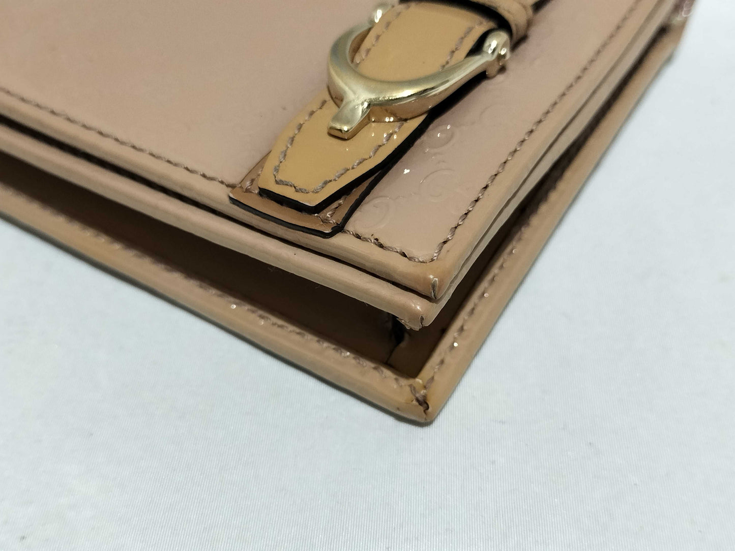 GUCCI Micro Guccissima Patent Leather 354086 Other Accessories