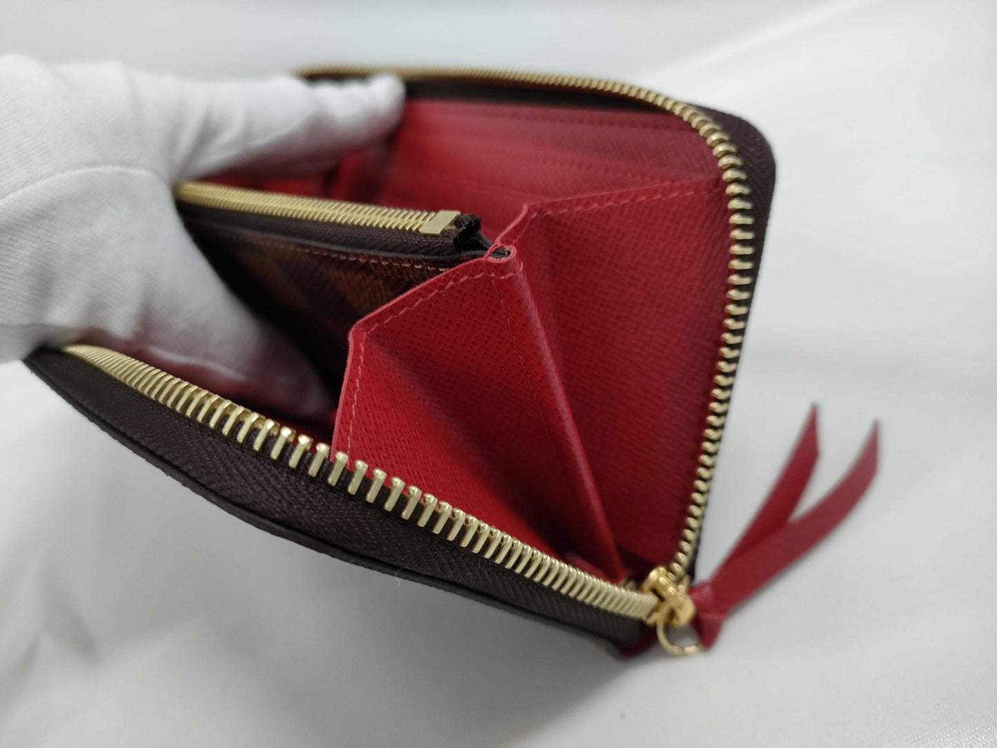 LOUIS VUITTON Damier N60534 Damier Portefeuille Clemence Wallet