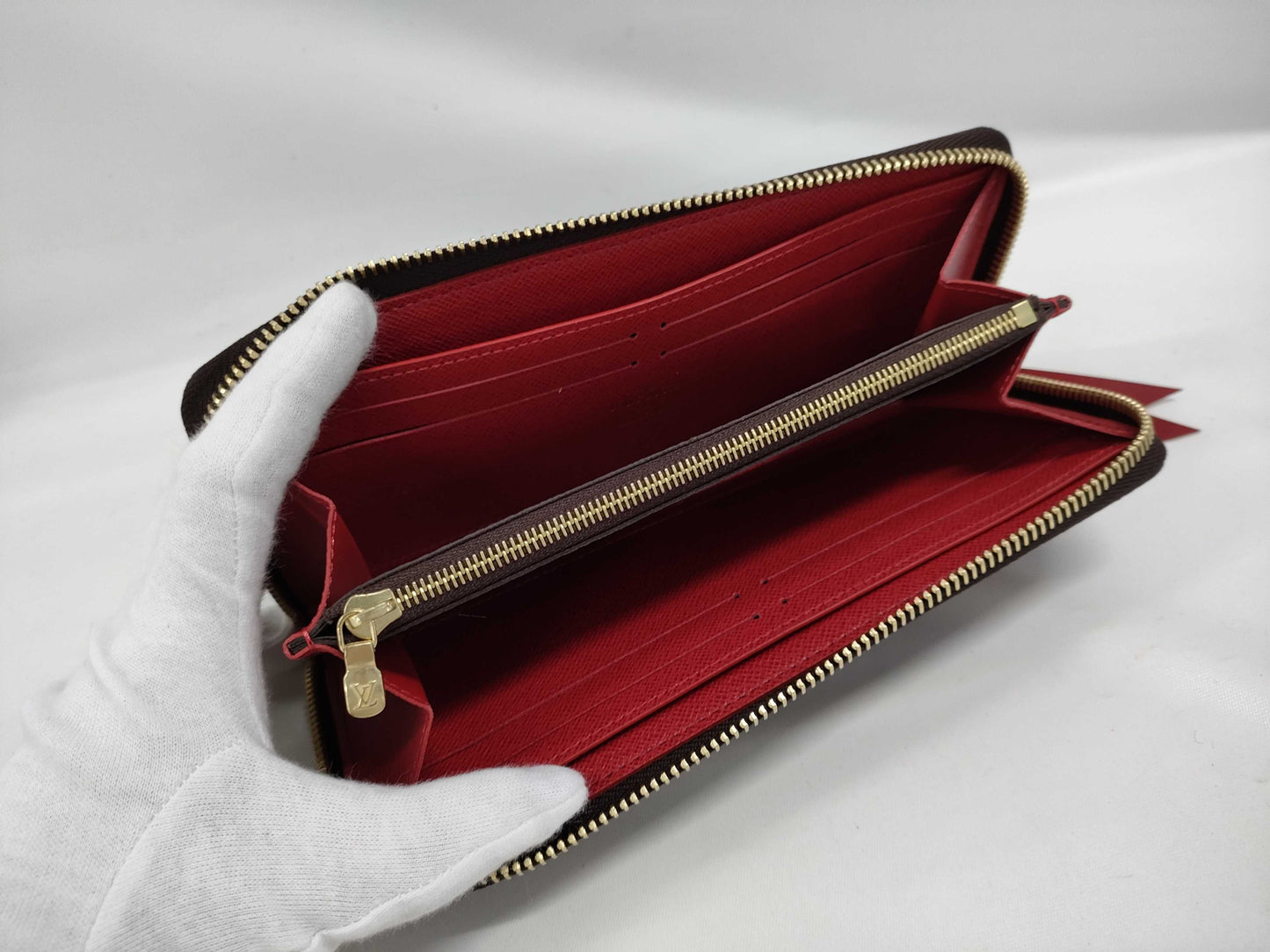 LOUIS VUITTON Damier N60534 Damier Portefeuille Clemence Wallet