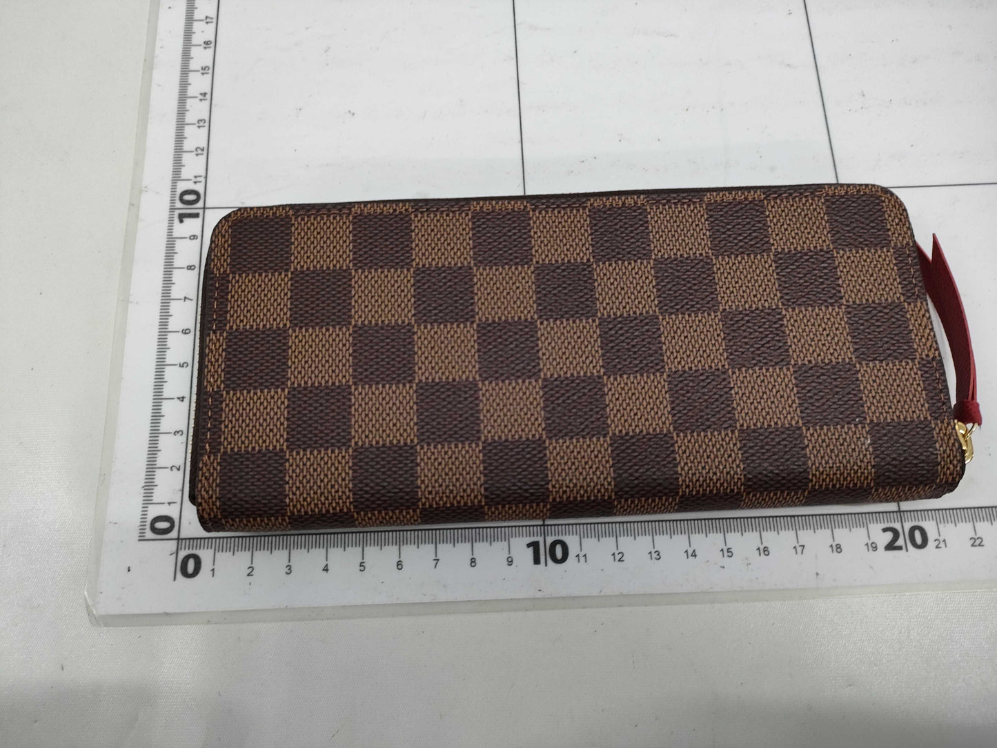 LOUIS VUITTON Damier N60534 Damier Portefeuille Clemence Wallet