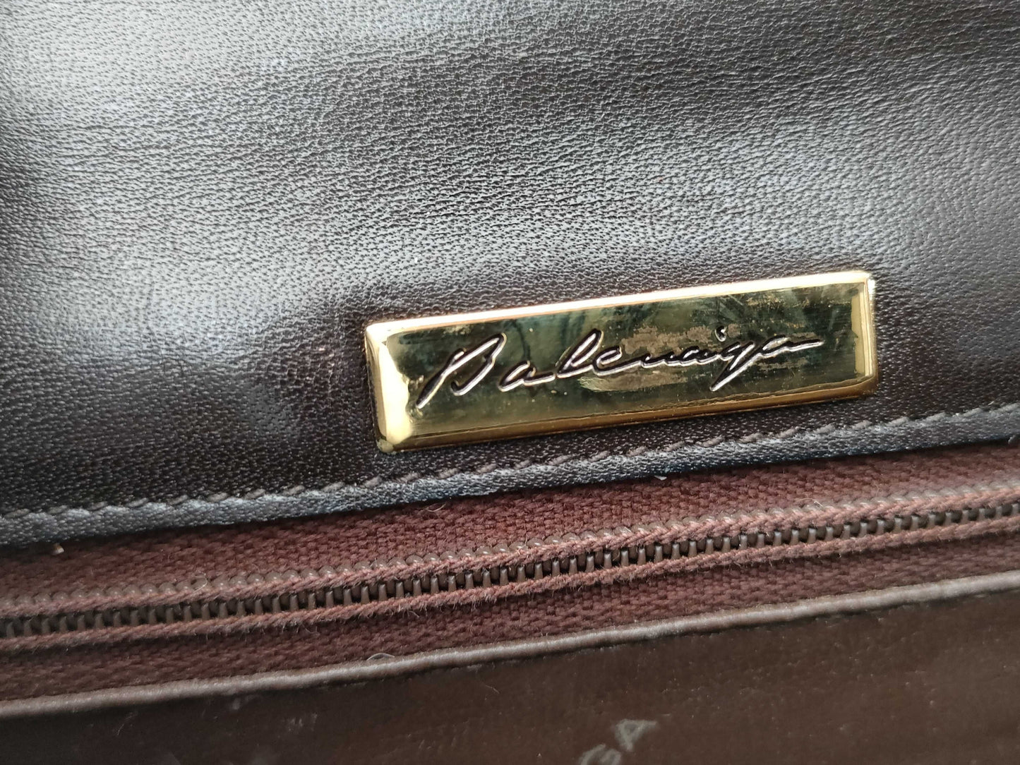BALENCIAGA Leather Shoulder Bag