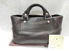 CELINE Leather Dark Brown Handbag