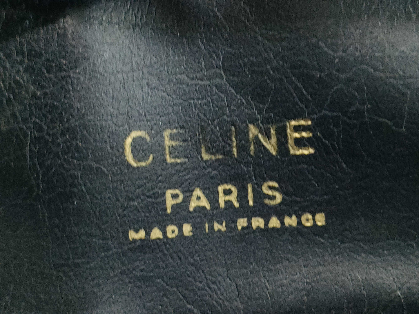CELINE Shoulder Zipper Junk Shoulder Bag