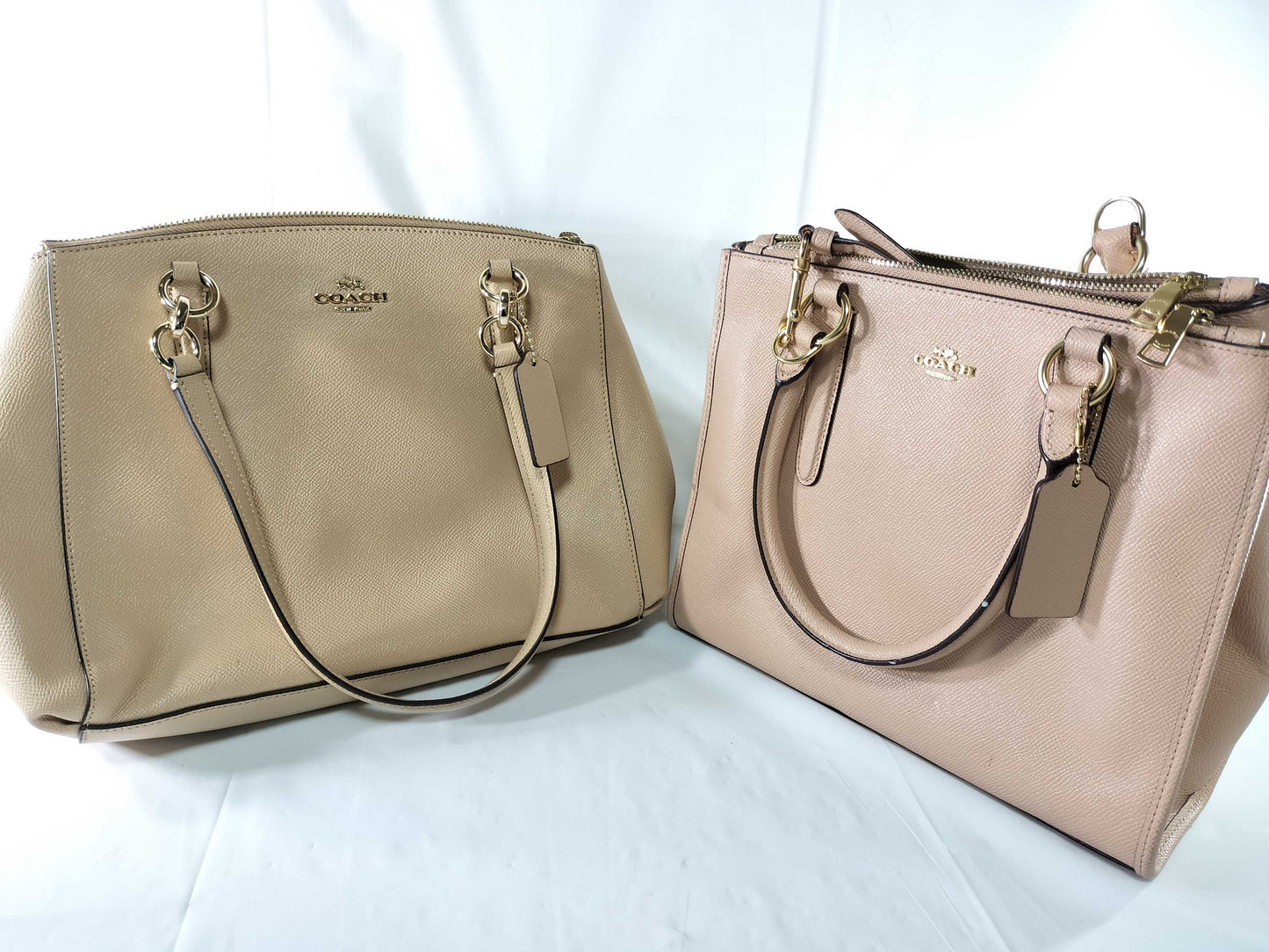COACH Leather Two-Piece Handbag