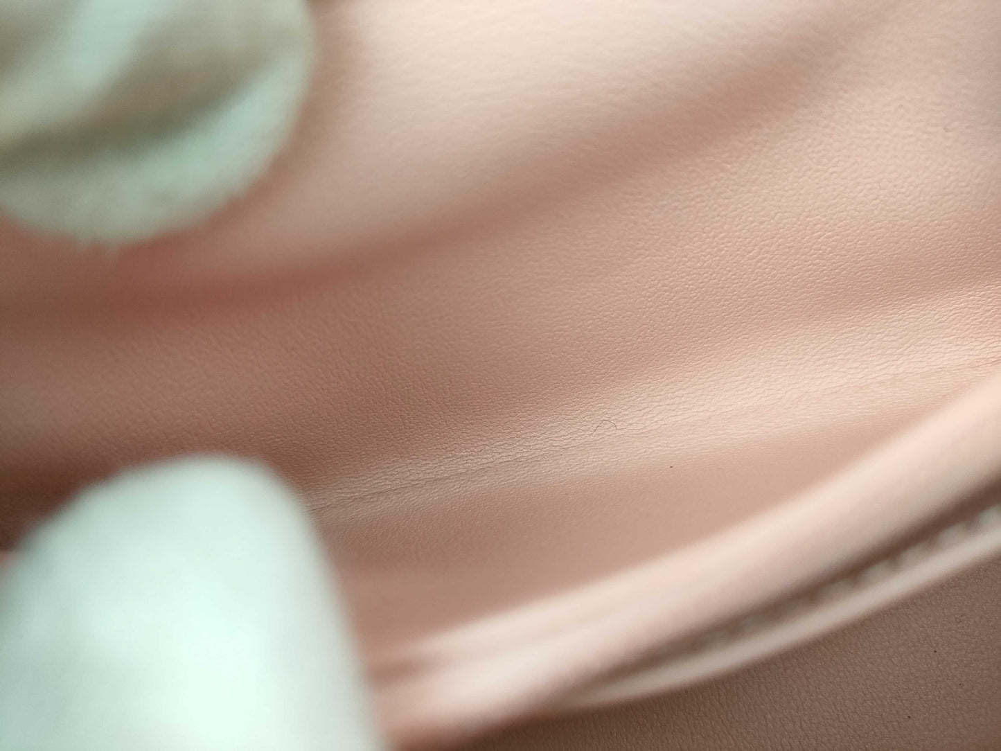 CHANEL Lambskin Single Mini Matelasse Chain Pink Shoulder Bag