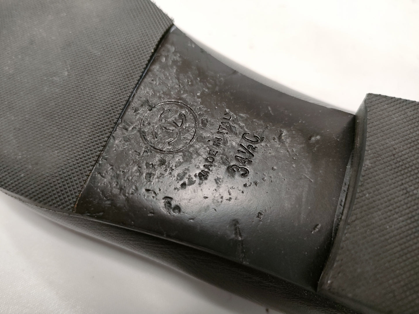 CHANEL Flat Shoes Patent Leather Toe Other Shoes