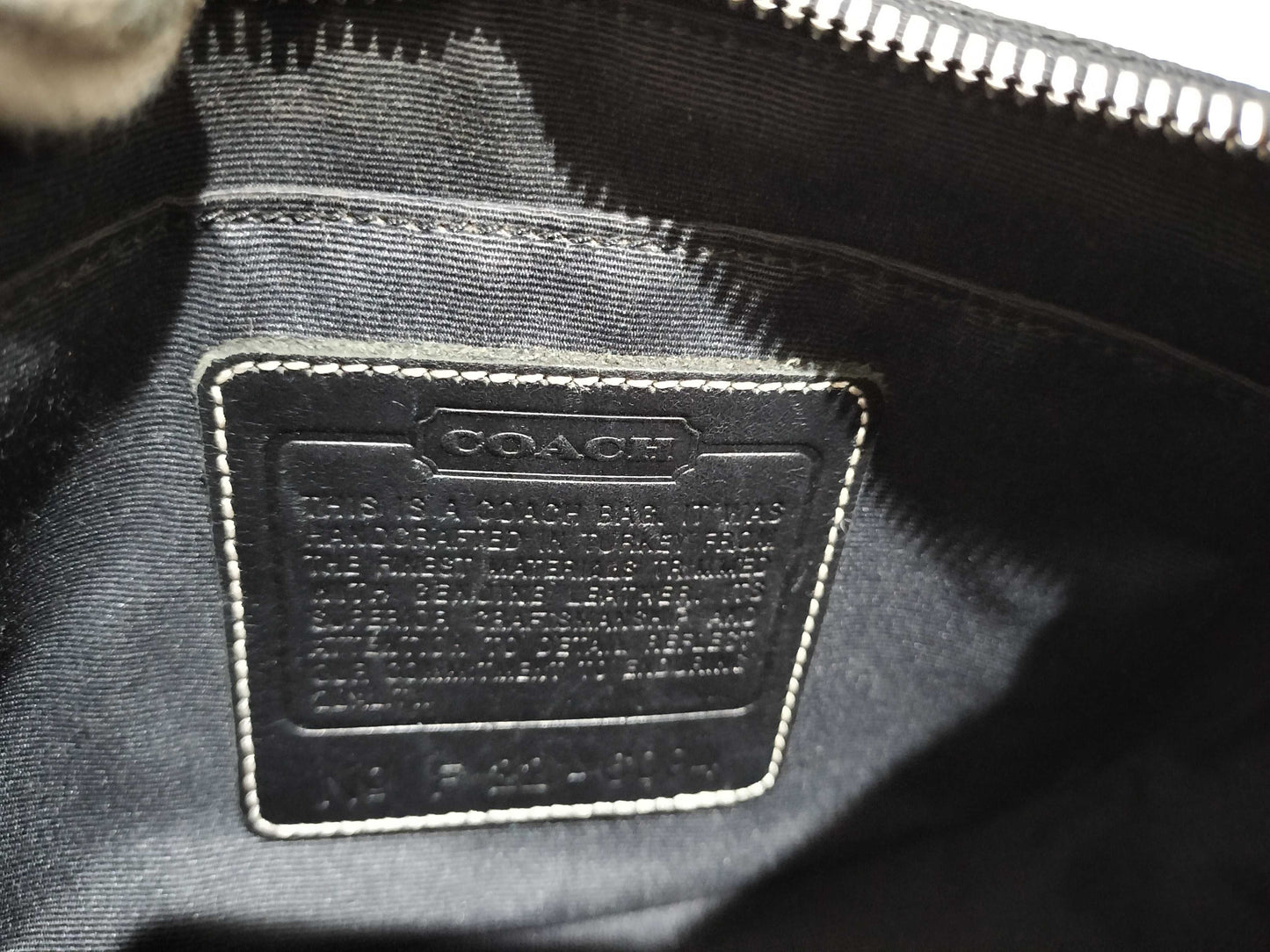 COACH Signature 6094 Accessory Pouch Handbag