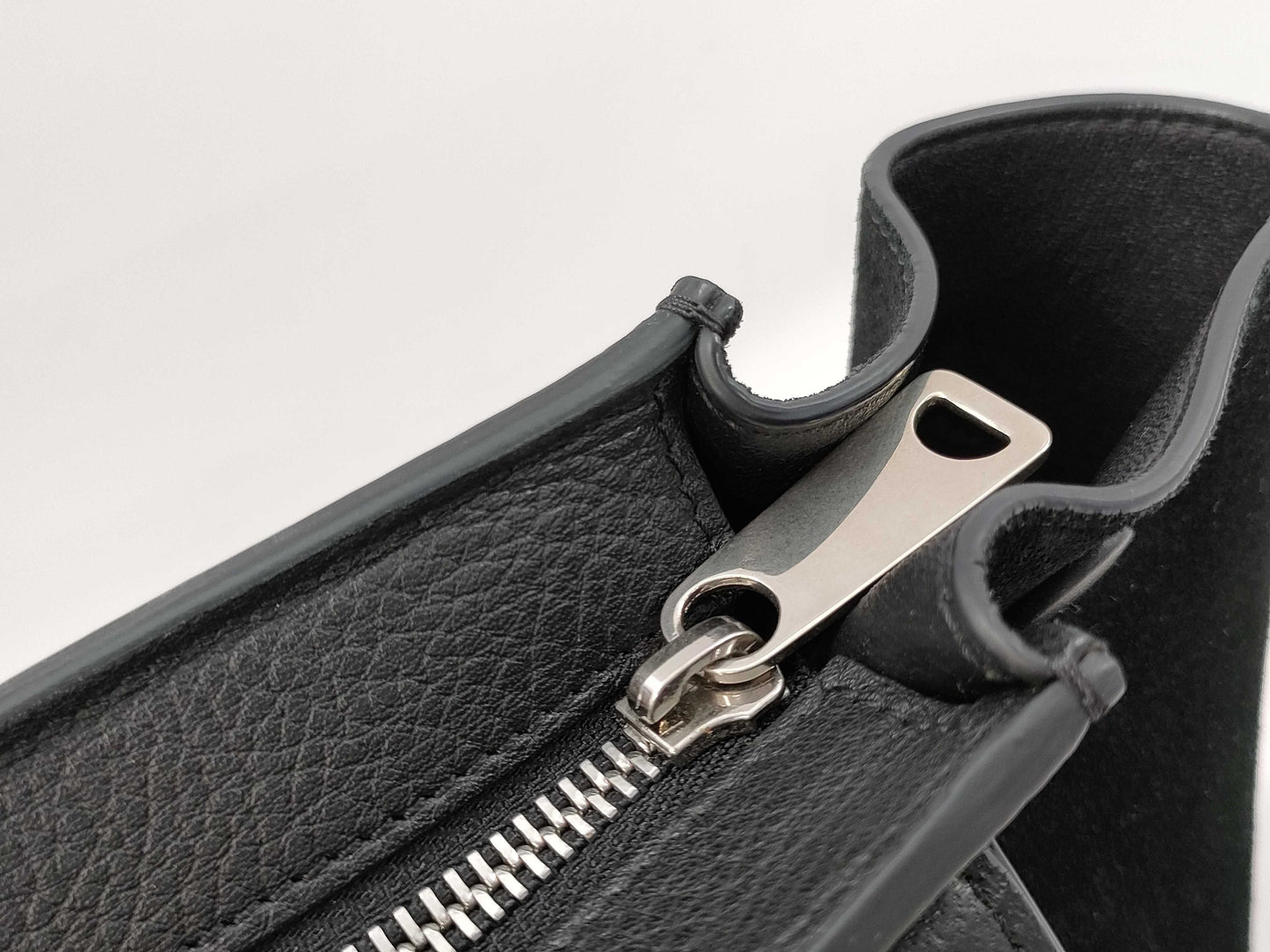 CELINE 2-way handbag leather/suede handbag