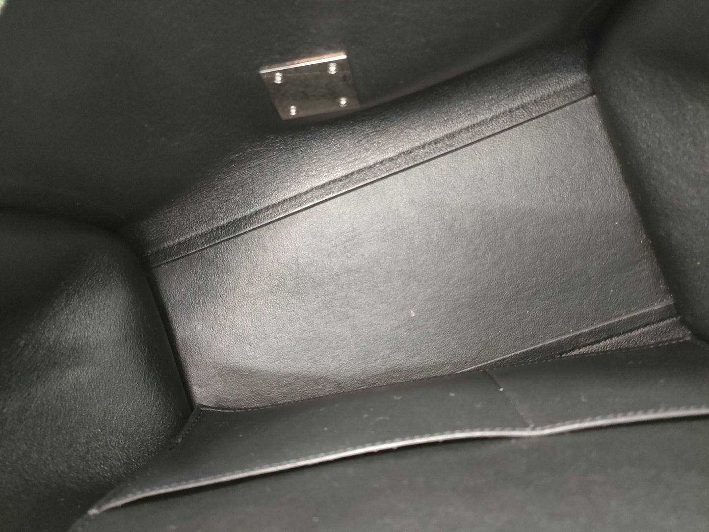 CELINE 2-way handbag leather/suede handbag
