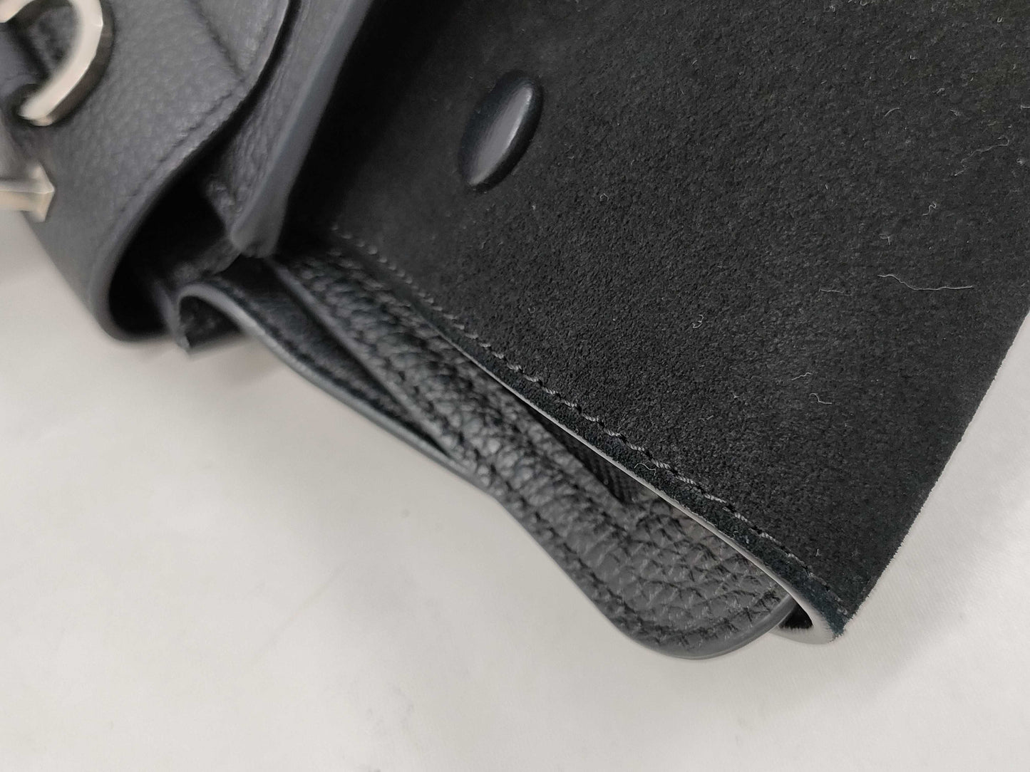 CELINE 2-way handbag leather/suede handbag