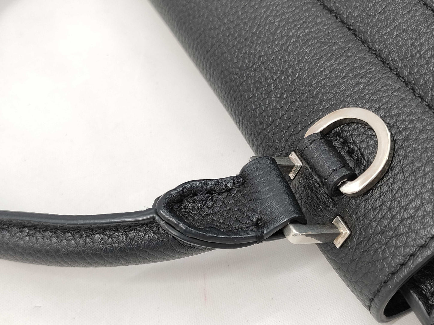 CELINE 2-way handbag leather/suede handbag