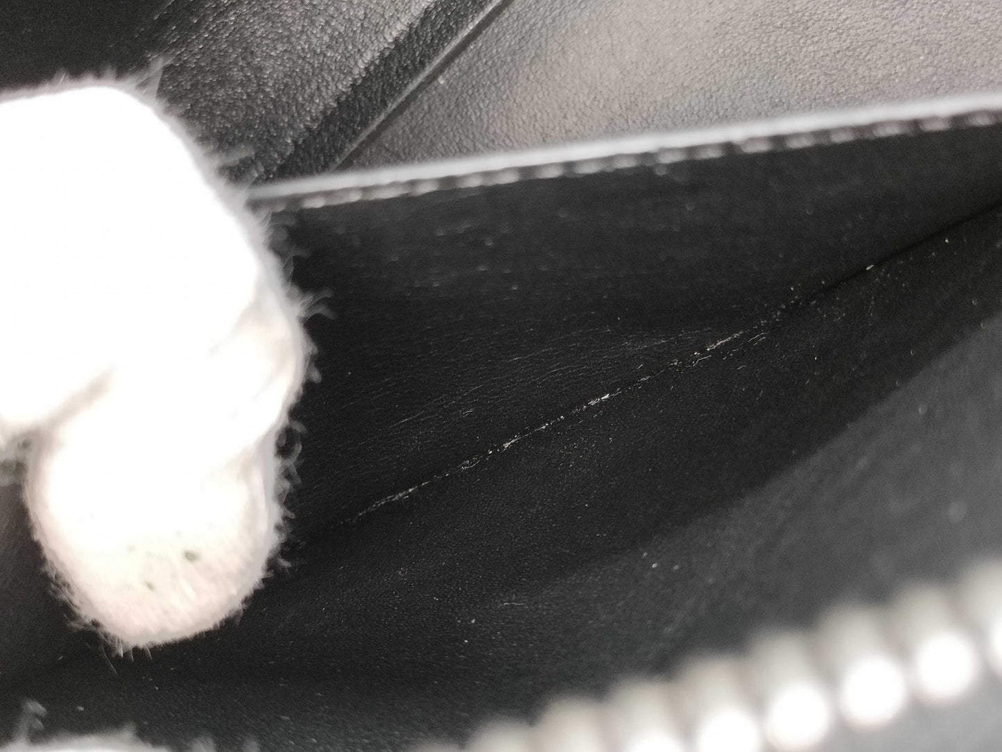 CELINE 2-way handbag leather/suede handbag