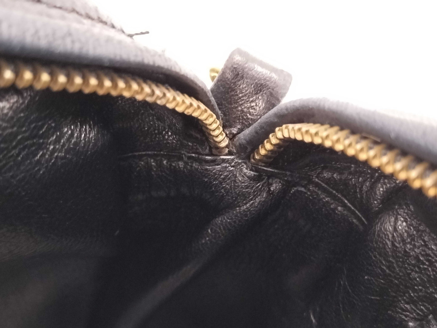 CHANEL Lambskin Chain Shoulder Matelasse Fringe Shoulder Bag
