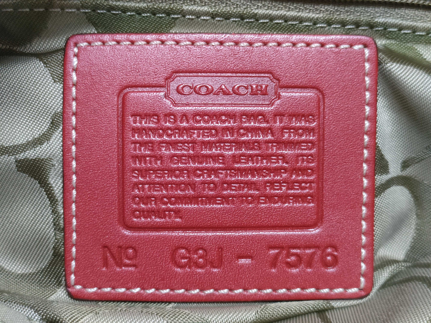 Coach/Stephan Verdino Metallic Handbag