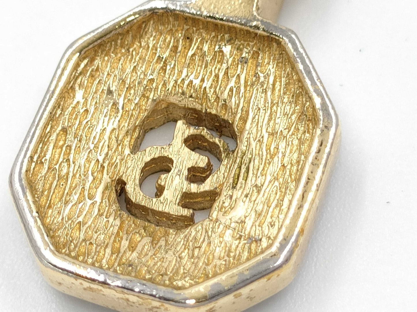 Dior Rhinestone CD Logo Necklace