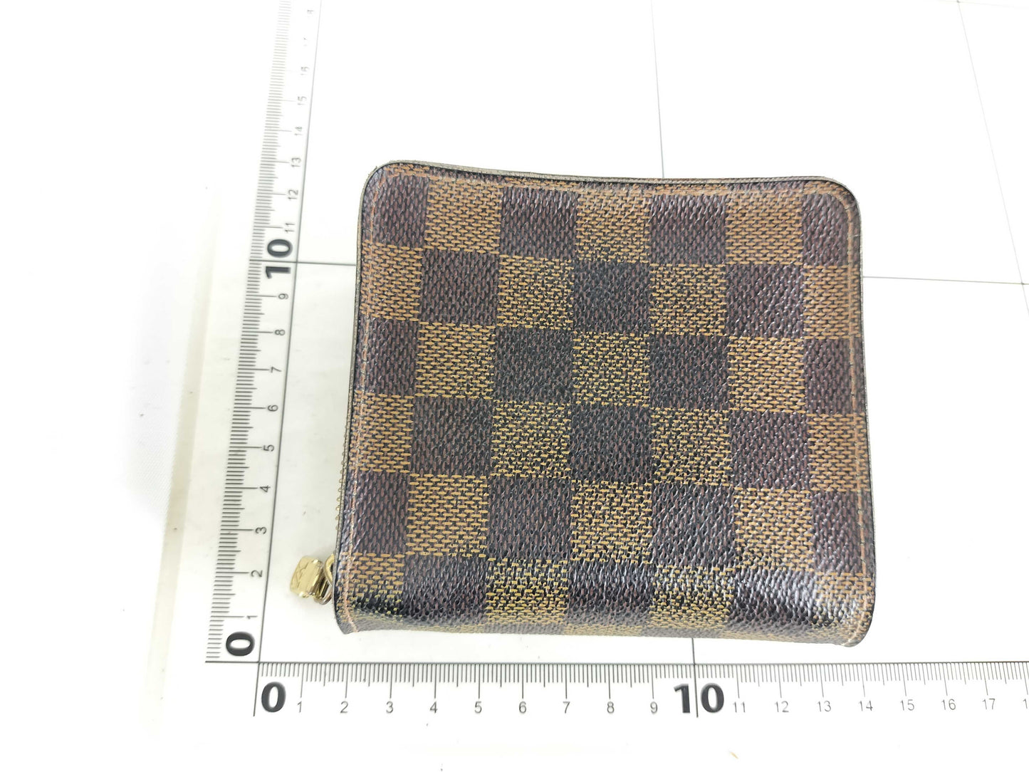 LOUIS VUITTON CA3068 Damier N61668 Compact Zip Wallet