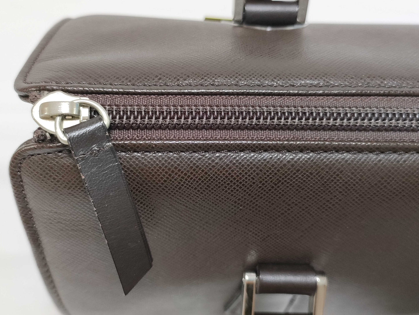 BURBERRY Handbag / Cylindrical / Brown / Color Transfer